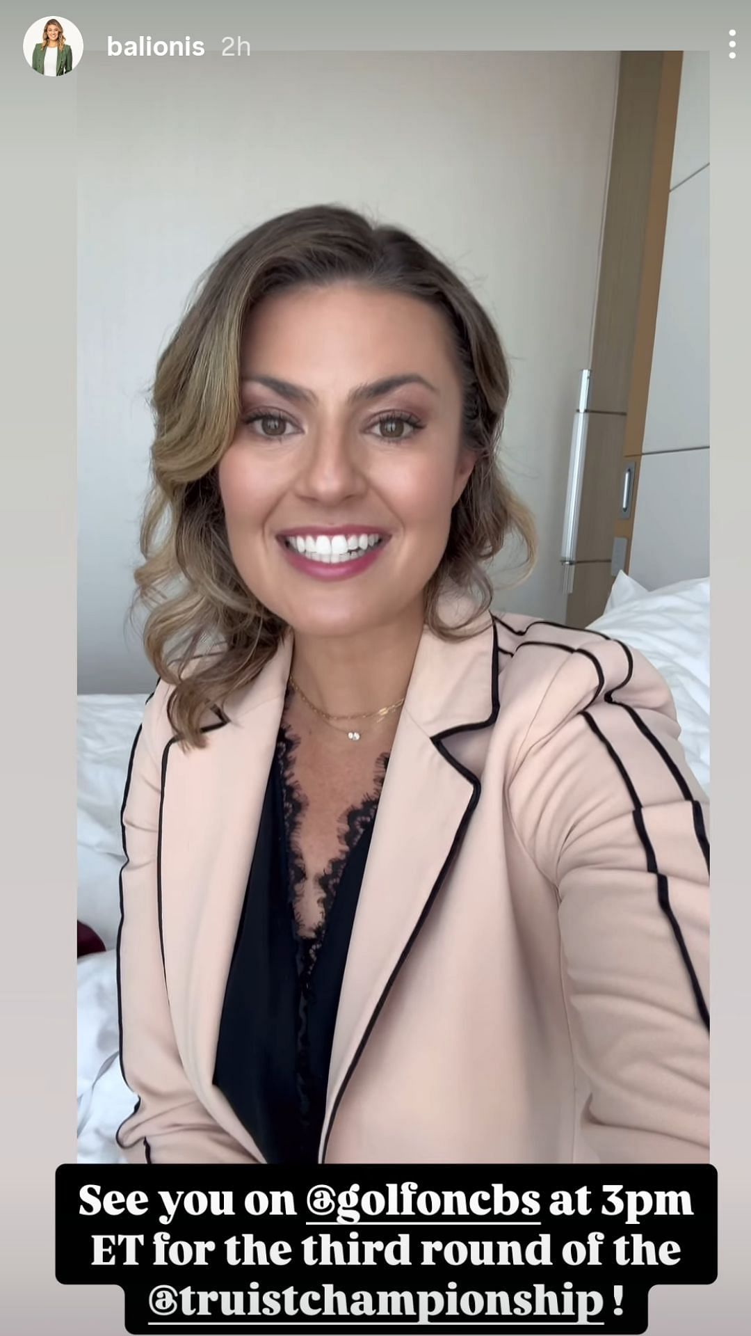 A snap from Amanda Balionis' video - Source - via Instagram @balionis
